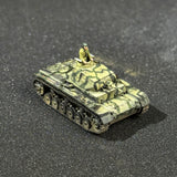 Painted 1/144 Scale German Panzer III Ausf. F Resin Model Tank Miniature with Commander Figure