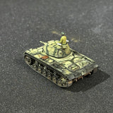 Painted 1/144 Scale German Panzer III Ausf. F Resin Model Tank Miniature with Commander Figure