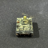 Painted 1/144 Scale German Panzer III Ausf. F Resin Model Tank Miniature with Commander Figure