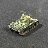 Painted 1/144 Scale German Panzer III Ausf. F Resin Model Tank Miniature with Commander Figure