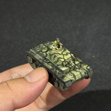 Painted 1/144 Scale German Panzer III Ausf. F Resin Model Tank Miniature with Commander Figure