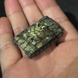 Painted 1/144 Scale German Panzer III Ausf. F Resin Model Tank Miniature with Commander Figure