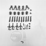 28mm Scale Scavenger Operators Resin Model Kit Minitaure Resin Doll Tabletop War Gaming Unpainted Soldier Figures Model Toys