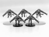 28mm Scale Scavenger Operators Resin Model Kit Minitaure Resin Doll Tabletop War Gaming Unpainted Soldier Figures Model Toys