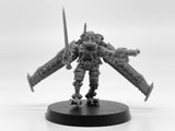 28mm Scale Scavenger Operators Resin Model Kit Minitaure Resin Doll Tabletop War Gaming Unpainted Soldier Figures Model Toys