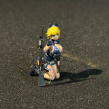 1/35 Scale painted WT Star-Spangled Banner Tactical Anime Girl Kate Tank War Car Accessories Miniature Scene Doll Model