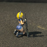 1/35 Scale painted WT Star-Spangled Banner Tactical Anime Girl Kate Tank War Car Accessories Miniature Scene Doll Model