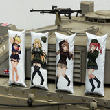1/16 Scale Anime Girl Tank Pillow Modern/WWII Tank Turret Car Interior Decoration War Thunder Merchandise Miniature Model