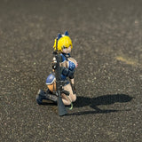 1/35 Scale painted WT Star-Spangled Banner Tactical Anime Girl Kate Tank War Car Accessories Miniature Scene Doll Model