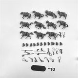 28mm Scale Guard Cavalry Model Kit Miniature War Tabletop Gaming Unpainted Soldier Figures Resin Kit