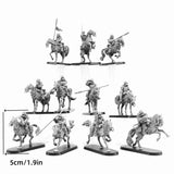 28mm Scale Guard Cavalry Model Kit Miniature War Tabletop Gaming Unpainted Soldier Figures Resin Kit