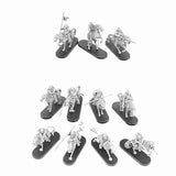 28mm Scale Guard Cavalry Model Kit Miniature War Tabletop Gaming Unpainted Soldier Figures Resin Kit
