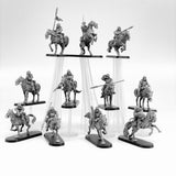 28mm Scale Guard Cavalry Model Kit Miniature War Tabletop Gaming Unpainted Soldier Figures Resin Kit