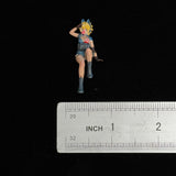 1/35 Scale Miniature Figure Anime Girl Kate Resin Model for Tank Vehicle Diorama Scene, Hand Painted Collectible Military Sand Table Accessory Accessory