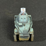 1/72 1/100 Scale Hungarian 39M Csaba Light Armored Reconnaissance Vehicle Model Kit - Pre-Painted & Weathered Miniature with Commander Figure Diorama