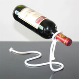 Creative Rope Floating Wine Bottle Holder Iron Art Wine Rack Personalized Wine Holder Wine Cabinet Decorative Ornaments for Gift