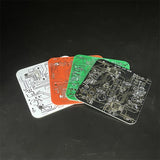 1pc Creative Circuit Board Coaster Personalized PCB Design Fashion Coaster Dining Table Bar Decoration Drinkware Accessories