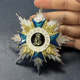 Exquisite Bavarian Military Meritorious Medal Advanced Replica Metal Badge Personality DIY Decor Brooch Classic Souvenir