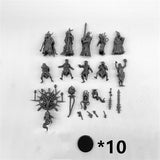 28mm Scale Corrupted Guard Fanatics Resin Model Kit Minitaure Resin Doll Tabletop War Gaming Assembled Unpainted Soldier Figures