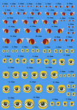 1/72 1/35 Scale War Thunder Compatible German Air Force Yugoslavia White Eye and Cobra's Eye Model Water Decals for Aircraft and Tank Camouflage Modification Accessories
