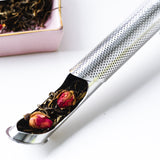 Stainless Steel Tea Strainer Hanging Pipe Shape Handle Tea Maker Tea Strainer Tea Strainer Kitchen Tools