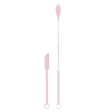 Creative Mini Silicone Scraper Double-Headed Jam Spatula Set Retractable Cosmetic Bottle Scraper Novel Kitchen Accessories