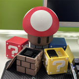 Creative 12 Slots Memory Card Case HolderExquisite Cartoon Plastic Mushroom Storage Box Game Card Storage Organizer for SD/TF