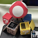 Creative 12 Slots Memory Card Case HolderExquisite Cartoon Plastic Mushroom Storage Box Game Card Storage Organizer for SD/TF