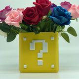 Creative Cube Flowerpot Fashion Green Radish Succulent Plant Flower Pot Exquisite Plastic Vase for Flowers Aesthetic Home Decor Ornaments