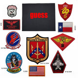 1set Military Patches 3D Embroidery TOP GUN Aviation Pilot Tactical Badges Armband Clothing Backpack Decor Applique