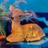 New Cute Deer LED Night Light Bedside Light Bedroom light Decorative Light Creative Resin Crafts Home Ornaments Christmas Gifts