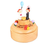 Wedding Party Clockwork Music Box Music Bell Wooden Music Box Craft Items Home Decoration Holiday Gifts Wedding Gifts