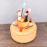 Wedding Party Clockwork Music Box Music Bell Wooden Music Box Craft Items Home Decoration Holiday Gifts Wedding Gifts