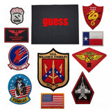 1set Military Patches 3D Embroidery TOP GUN Aviation Pilot Tactical Badges Armband Clothing Backpack Decor Applique