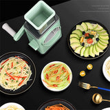 Multifunctional Vegetable Cutter Drum Rotary Food Crusher Vegetable Fast Grater Innovative Kitchen Utensils Kitchen Tools