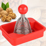 Multifunctional Stainless Steel Nutcracker Creative Spring Sheller Almond Walnut Hazelnut Shell Opener Practical Kitchen Tools