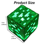 Minecraft Glowing Torch Model Color Changing Bottle Mineral Light LED Decorative Light Glow In The Dark Home Decoration